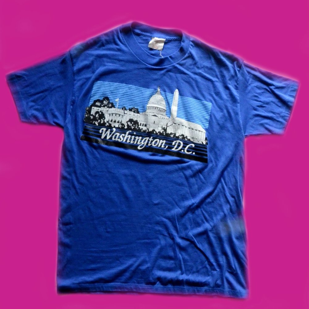vintage Washington, DC tourist tee - Picture 1 of 4